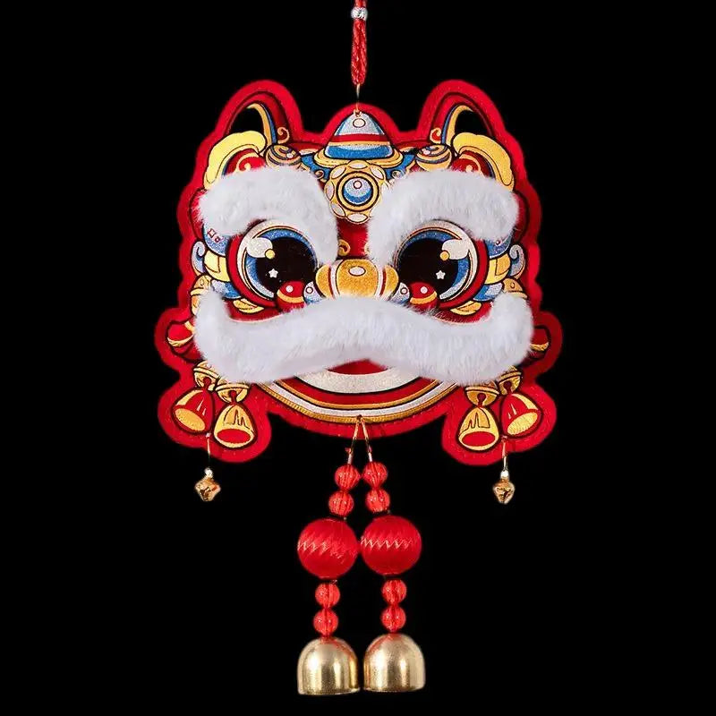 2026 Chinese New Year Horse Year Lion Dance Hanging Ornament Holiday Hanging Ornament Nixie