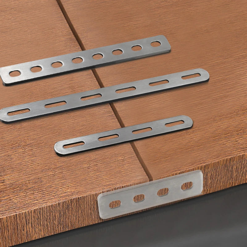 Stainless Steel Flat Corner Bracket Mending Plate for Furniture Corner Bracket Plate Nixie