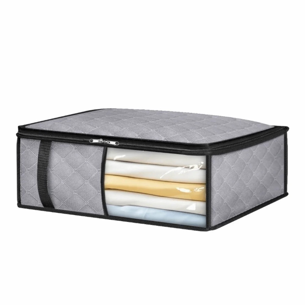 Large Clothes Storage Bag – Zipper, Dust-Proof, Clear Window