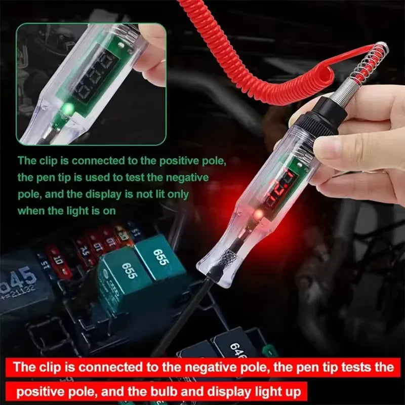 Nixie 6V–24V Automotive Circuit Tester Probe Pen | Car & Truck Circuit Tester Probe Nixie