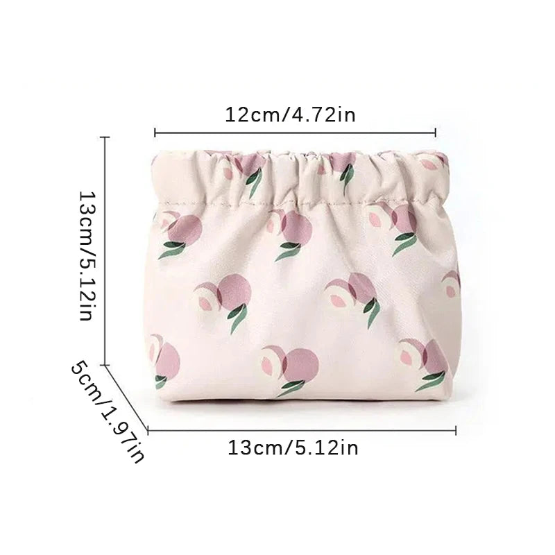 Women's Mini Pouch – Sanitary, Cosmetics & Coin Organizer Bag