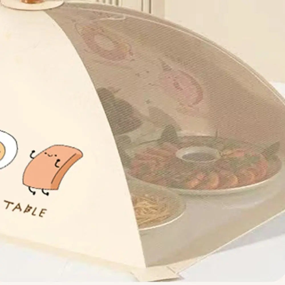 Foldable Food Cover – Cartoon Flower Dustproof Dining Tent Foldable Food Cover Nixie