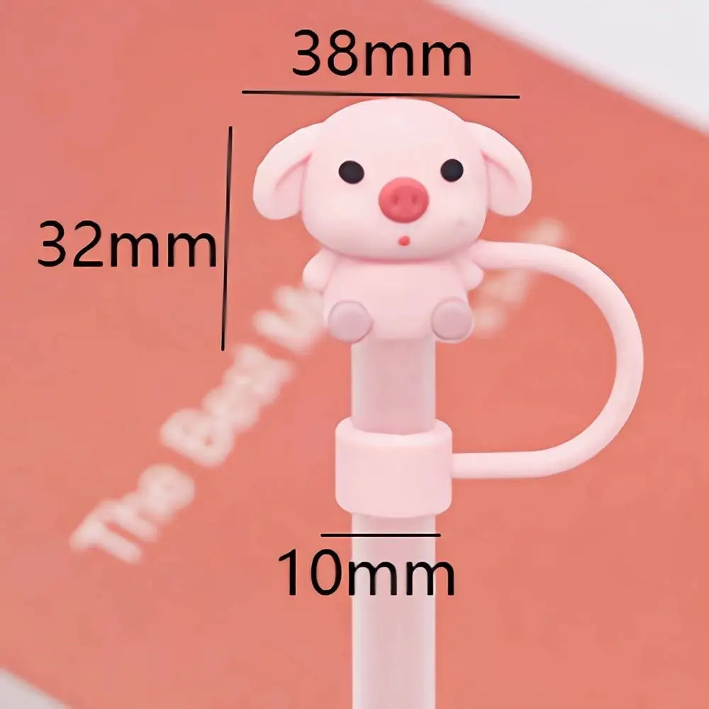Silicone Straw Tip Covers – Dustproof Reusable Straw Caps Straw Tip Cover Nixie