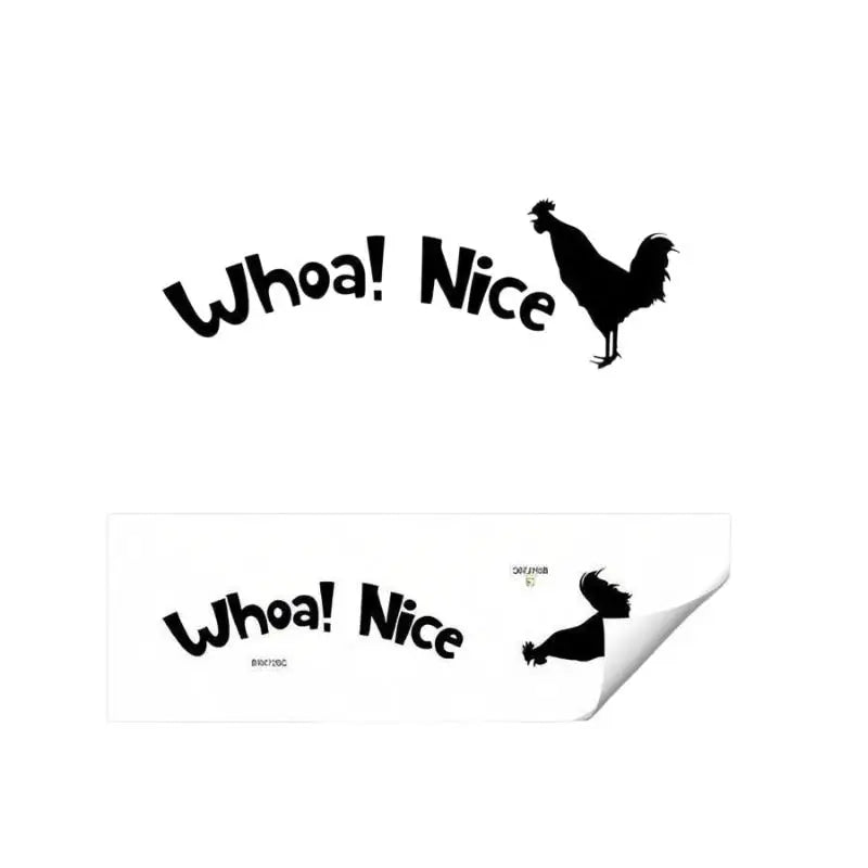 Rooster Toilet Seat Sticker – Removable Bathroom Decal 2 Pcs Bathroom Decal Sticker Nixie