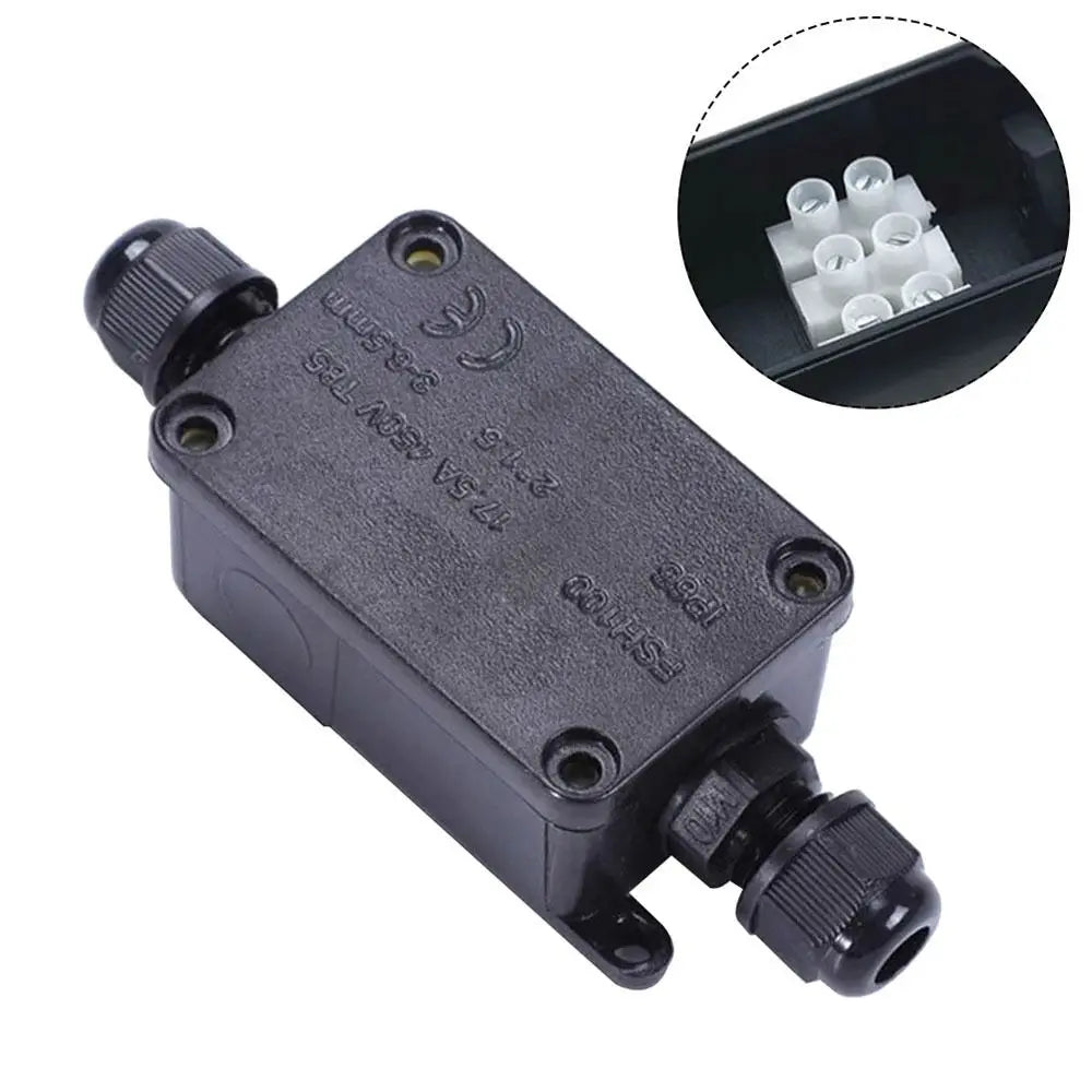 IP66 Waterproof Junction Box 450V 2-Way Cable Connector