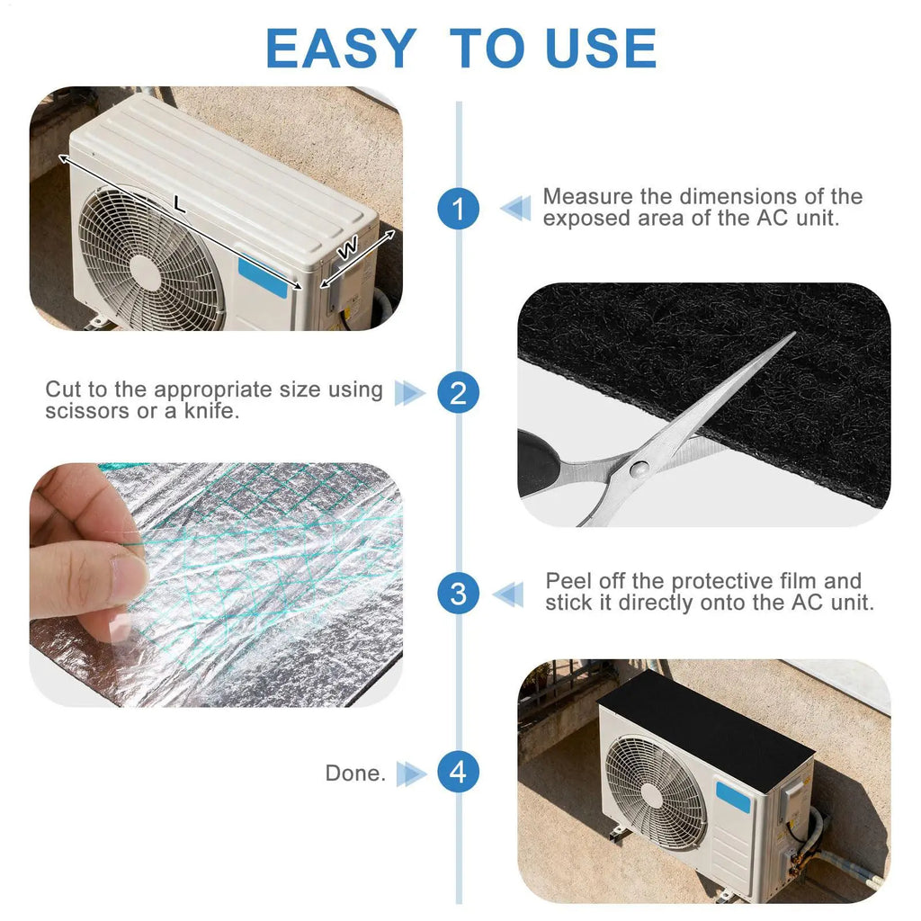 AC Drip Cushion Self-Adhesive Waterproof Window AC Cover
