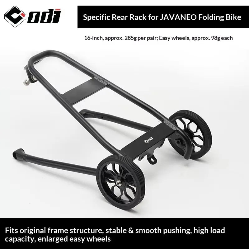 ODI Rear Rack for JAVA NEO 16"/20" Folding Bike | Alloy Cargo Rack Bicycle Cargo Rack Nixie 16 inch