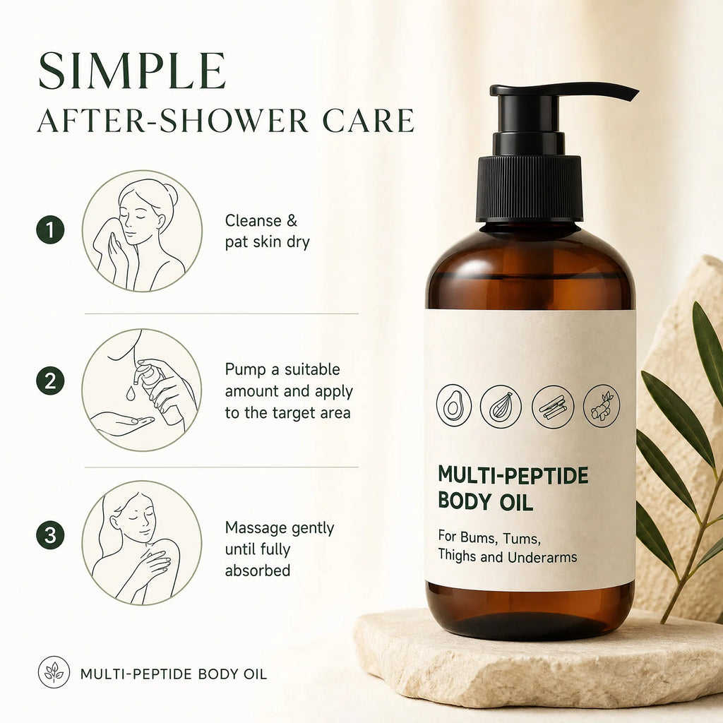 240ml Nixie Body Massage Oil – Moisturizing & Non-Greasy Body Massage Oil Nixie