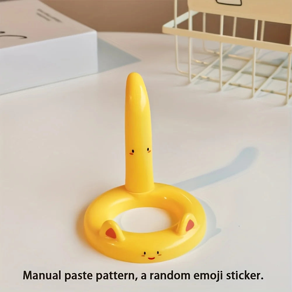 Cartoon Cat Phone Stand – Adjustable Desktop Holder Phone Stand Nixie black