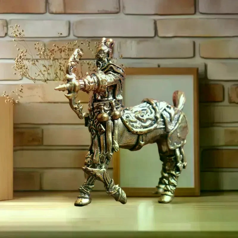 Brass Centaur Sagittarius Ornament | Mythological Desk Décor Decorative Figurine Nixie