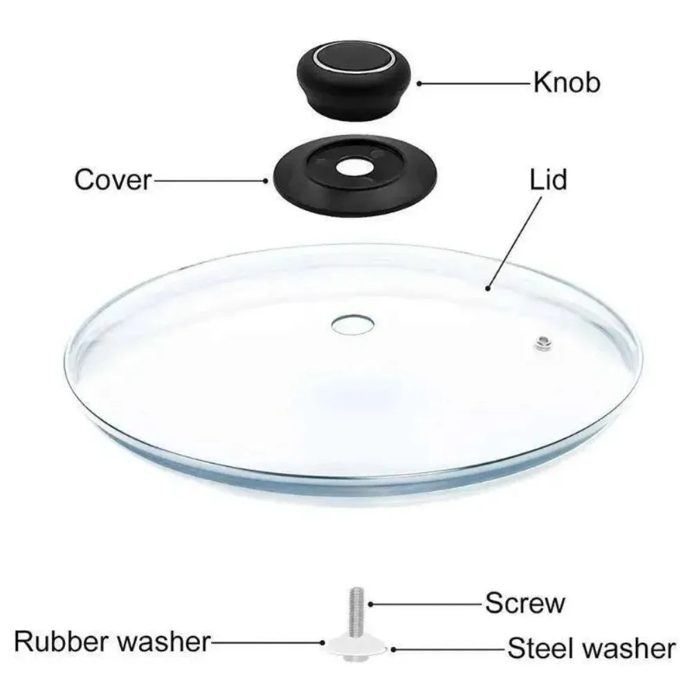 2PCS Bakelite Pot Lid Knob Replacement Universal Cookware Handle