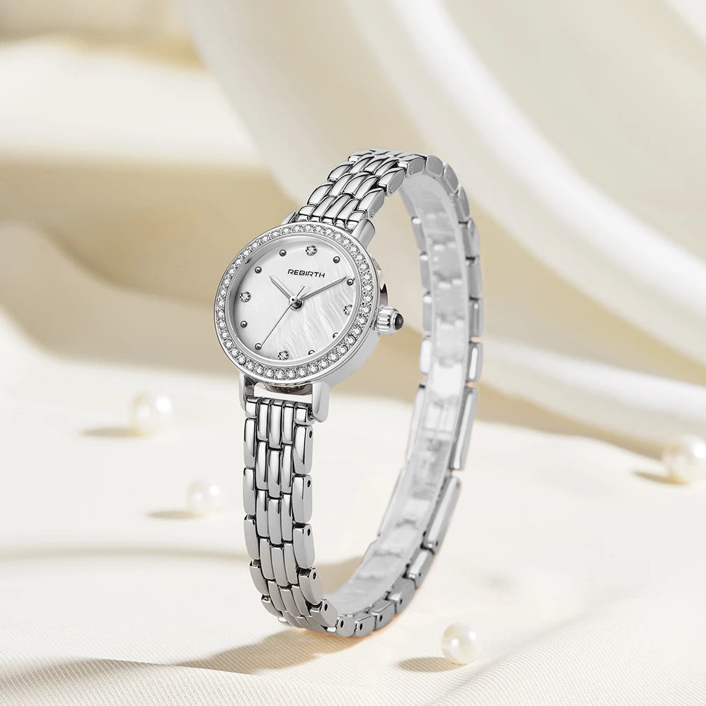 Rebirth Retro Oval Gold Women's Quartz Watch – Roman Numeral