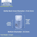 Wide Mouth Transparent Reagent Bottle 30–1000ml | Lab & Home Reagent Storage Bottle Nixie 1PC 30ml