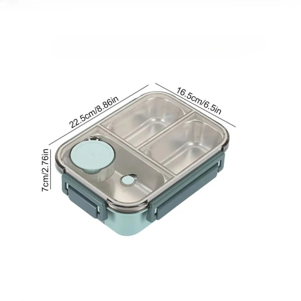 Stainless Steel Insulated Bento Lunch Box – Kids & Adults