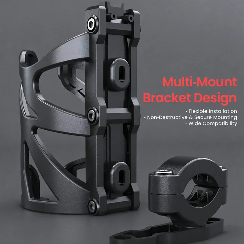 Bike & Motorcycle Handlebar Water Bottle Cage – ABS MTB Road Bike Bottle Cage Nixie