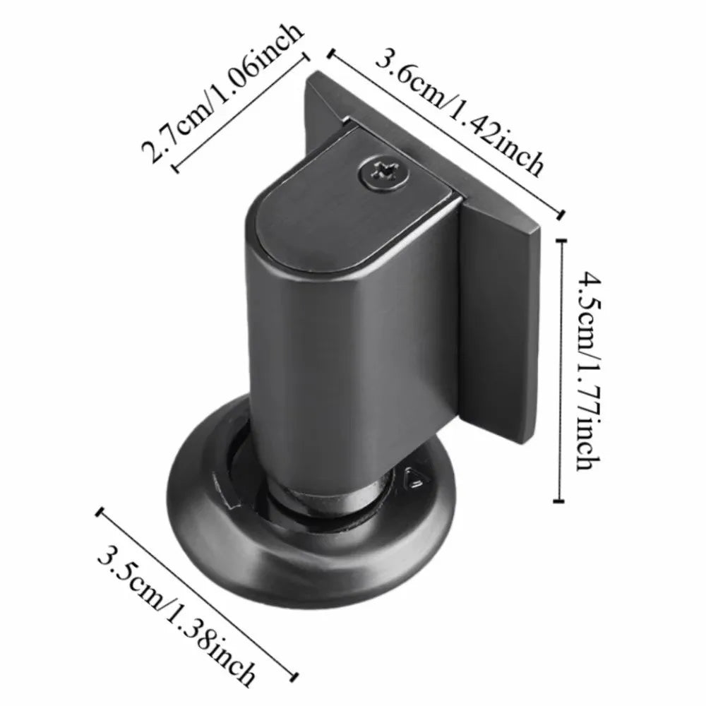 Magnetic Door Stopper – Punch-Free Heavy Duty Floor Mount Magnetic Door Stopper Nixie
