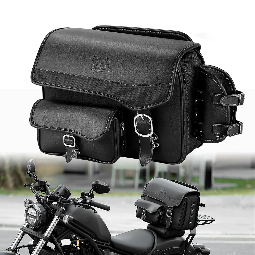 KEMiMOTO 15L Waterproof Motorcycle Saddlebags – Honda Rebel Motorcycle Saddlebags Nixie