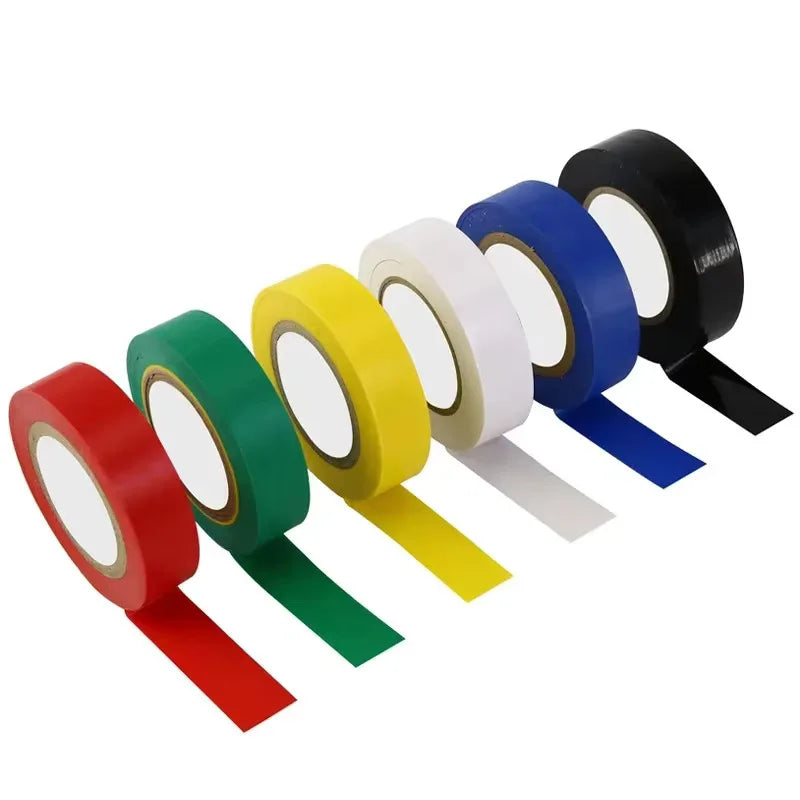 6-Roll Color PVC Electrical Tape – Flame Retardant & Waterproof Electrical Tape Set Nixie