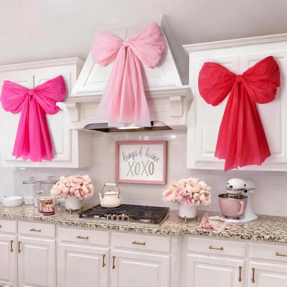 Giant Wall Bow – Large Hanging Bow for Parties & Photo Booths