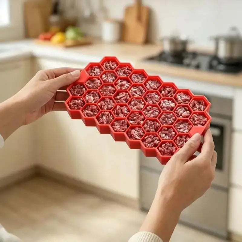 37-Grid Silicone Ice Cube Tray with Lid | Food Grade Non-Stick Silicone Ice Cube Tray Nixie