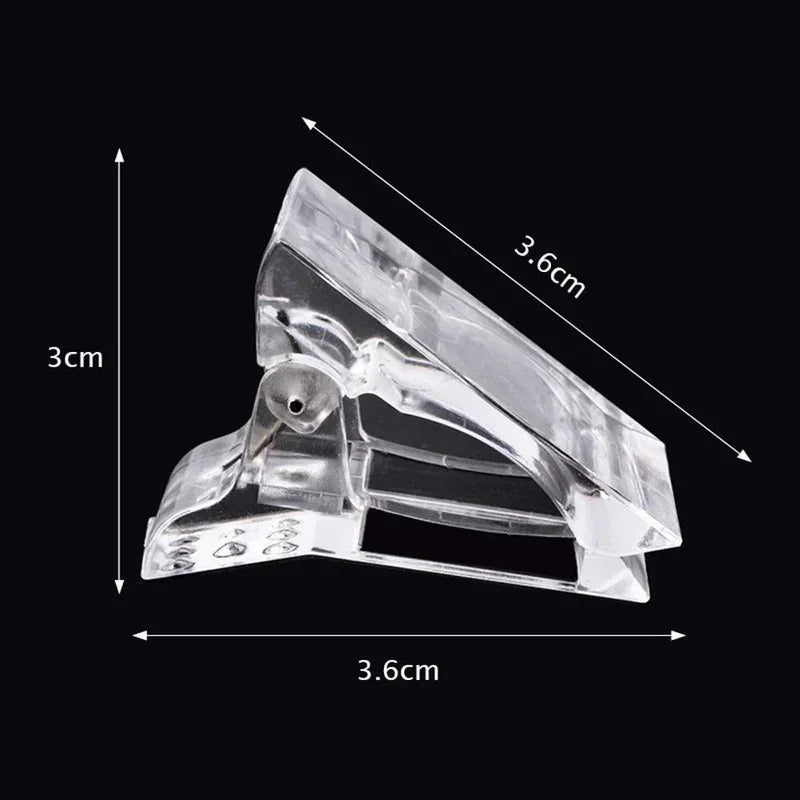5-Piece Gel Nail Extension Clips | Quick Building Manicure Clamps Nail Extension Clips Nixie 5Pcs