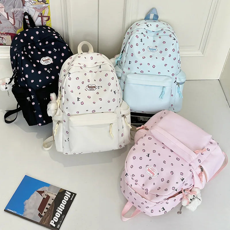 Japanese Style Large Capacity Nylon Student Backpack | Nixie Student Backpack Nixie