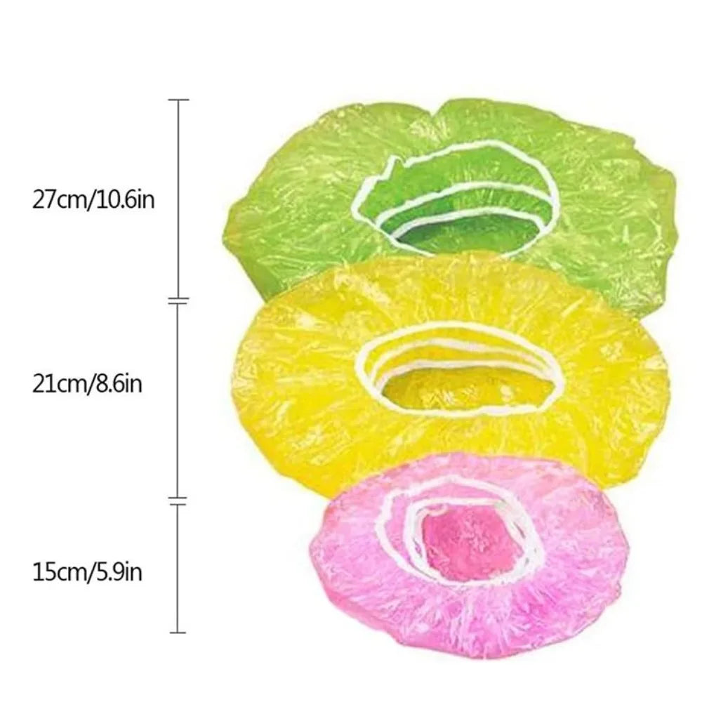 60/90 Pcs Reusable Elastic Bowl Covers – BPA-Free Food Lids Food Storage Lids Nixie