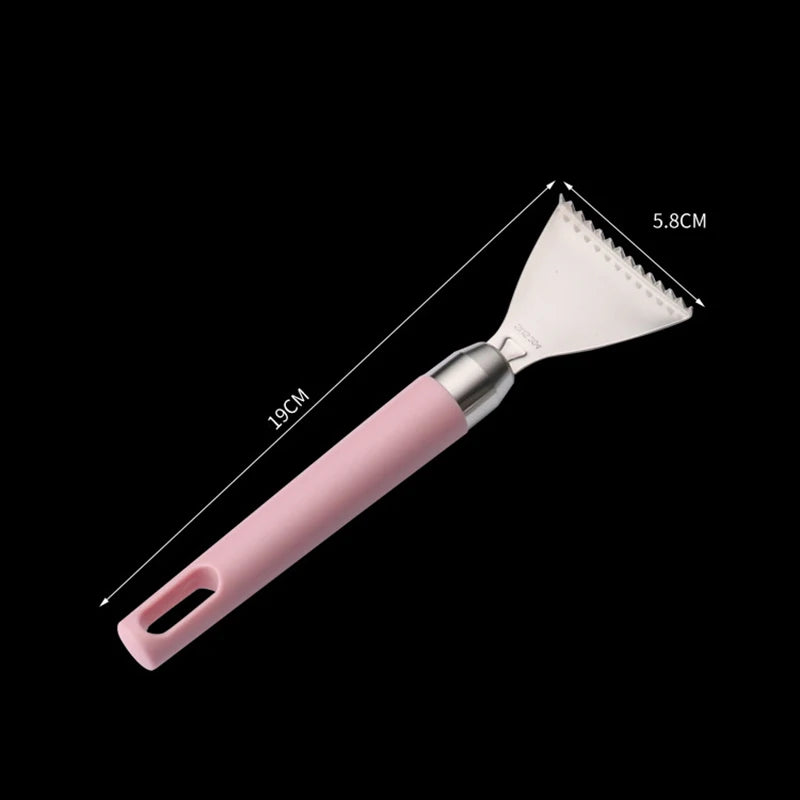 Stainless Steel Fish Scale Scraper & Bone Tweezers Tool Fish Scale Scraper Nixie Pink