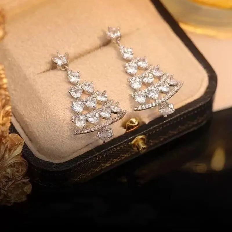 Gold Plated Drop Earrings – Bow, Tree of Life & Heart Designs Drop Earrings Nixie XL1696-1