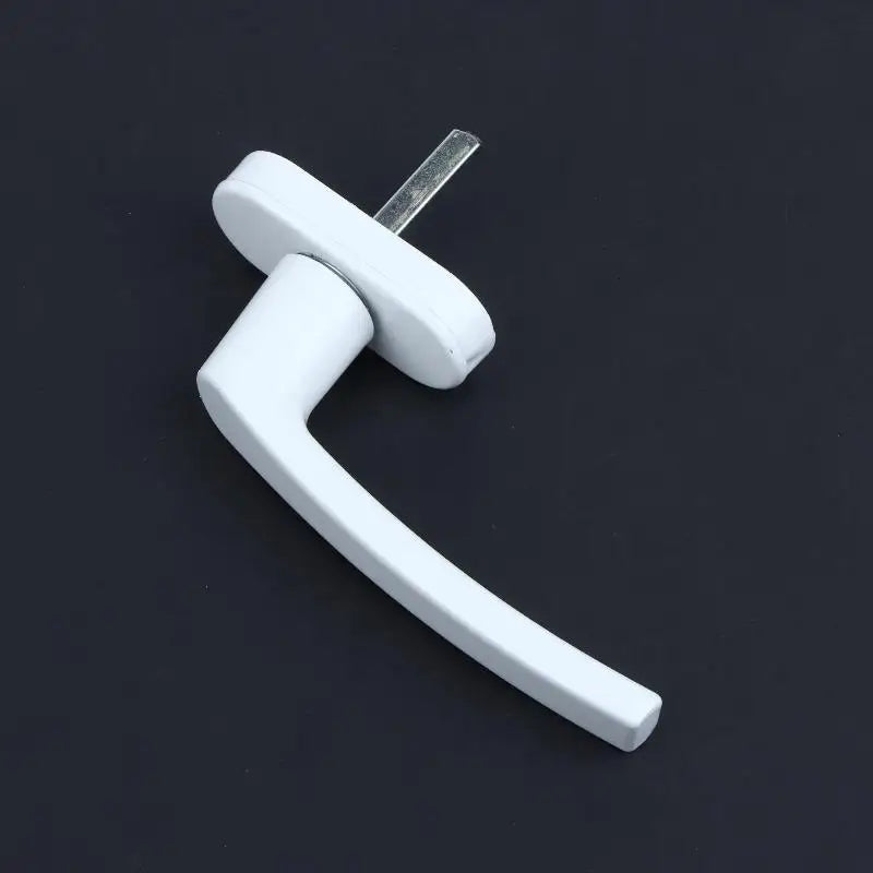 Aluminum Alloy UPVC Casement Window Handle White Lever Lock Window Handle Nixie