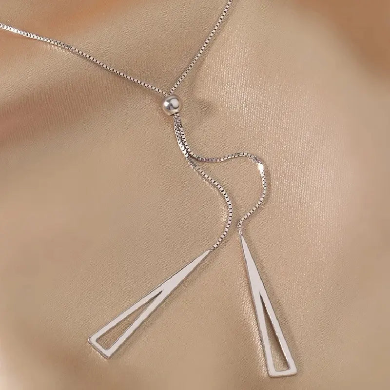 Hip Hop Tassel Pendant Necklace – Adjustable Women's Jewelry Pendant Necklace Nixie