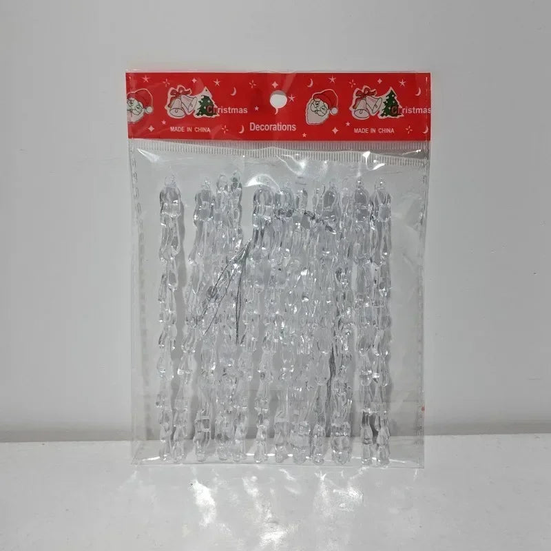 10PCS Christmas Ice Lolly Ornaments – Transparent Tree Pendants Christmas Tree Ornaments Nixie