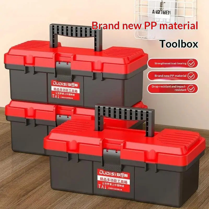 13-Inch Portable Tool Storage Box with Handle – ABS Plastic Tool Storage Box Nixie