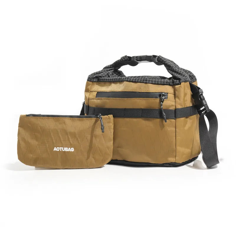 Men's Lightweight Plaid Crossbody Bag – Casual Shoulder Bag Crossbody Shoulder Bag Nixie