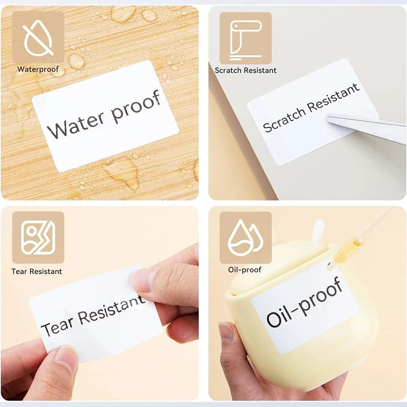 NIIMBOT Thermal Label Paper – Waterproof Self-Adhesive Stickers Thermal Label Paper Nixie