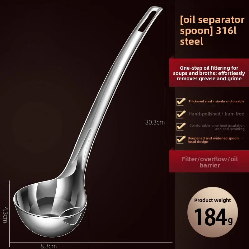 316L Stainless Steel Oil Filter Spoon – Hot Pot Skimmer