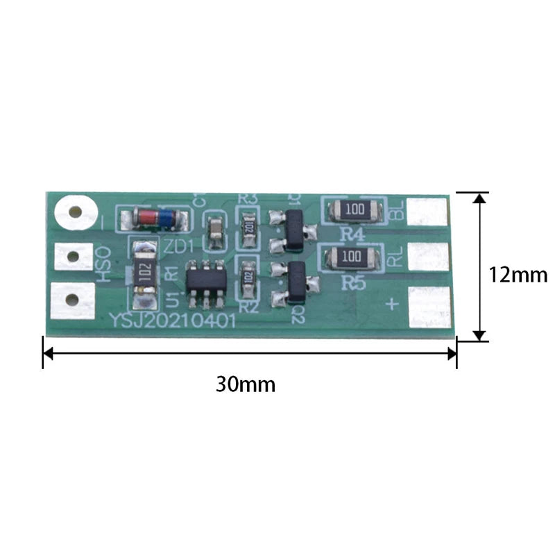 3–12V Red Blue Flashing LED Module for Bikes & Car Models LED Light Module Nixie