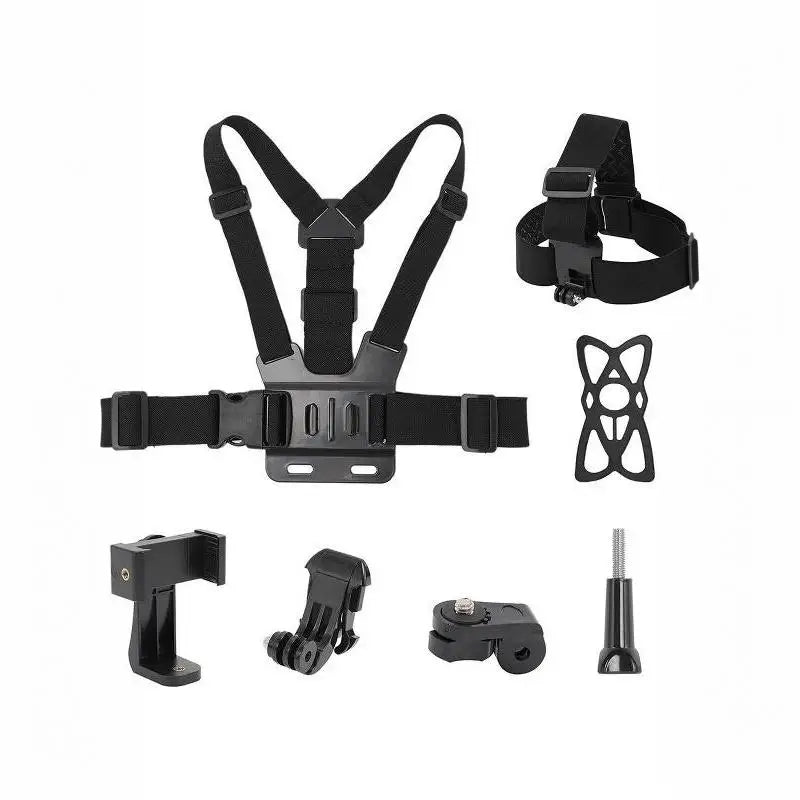 Chest Strap Mount Harness for Phone & Action Camera Camera Chest Mount Nixie one size