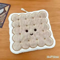 Cartoon Cookie Coral Fleece Hand Towel – Quick-Dry Hanging