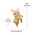 Hanging Cat Figurine Flower Pot Hugger – Resin Kitten Garden Decor Garden Figurine Nixie Multicolor