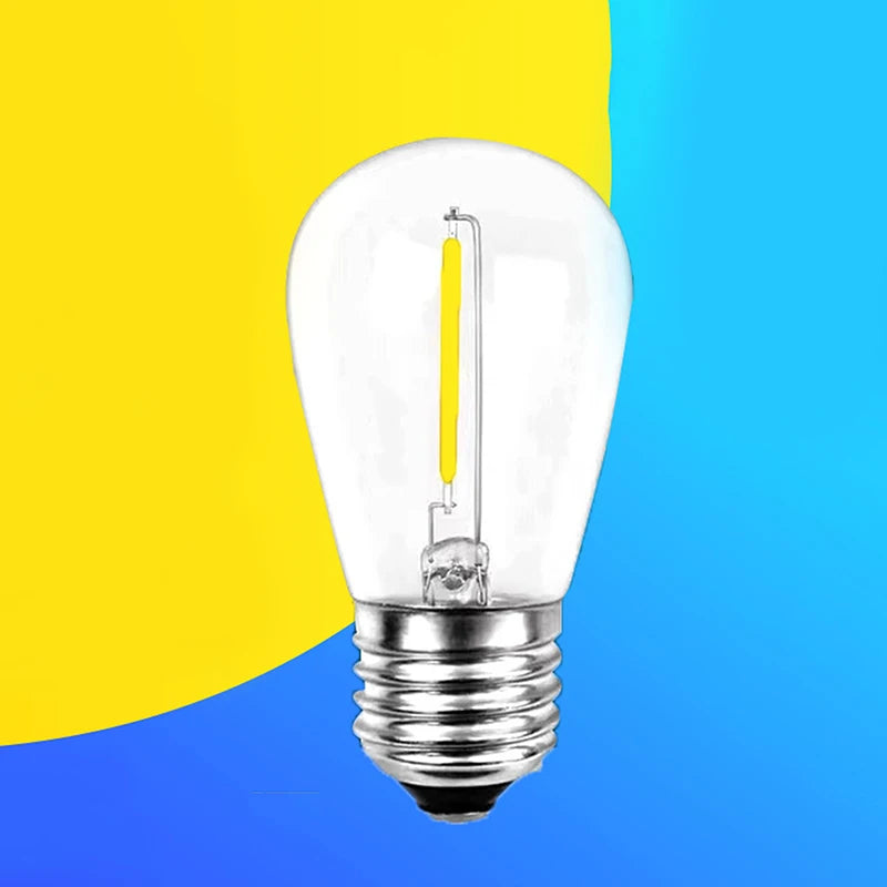 S14 LED Bulb E26/E27 Warm White Shatterproof String Light Bulb LED String Light Bulb Nixie