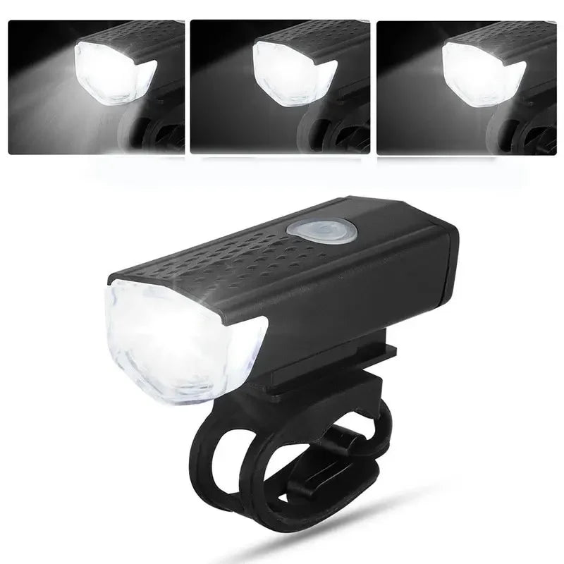 BUCKLOS LED Bike Lights Set USB Rechargeable Front & Rear Bicycle Light Set Nixie