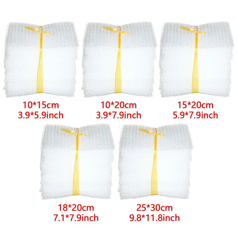 50pcs PE Bubble Foam Packing Bags – Shockproof Protective Wrap Bubble Packing Bags Nixie