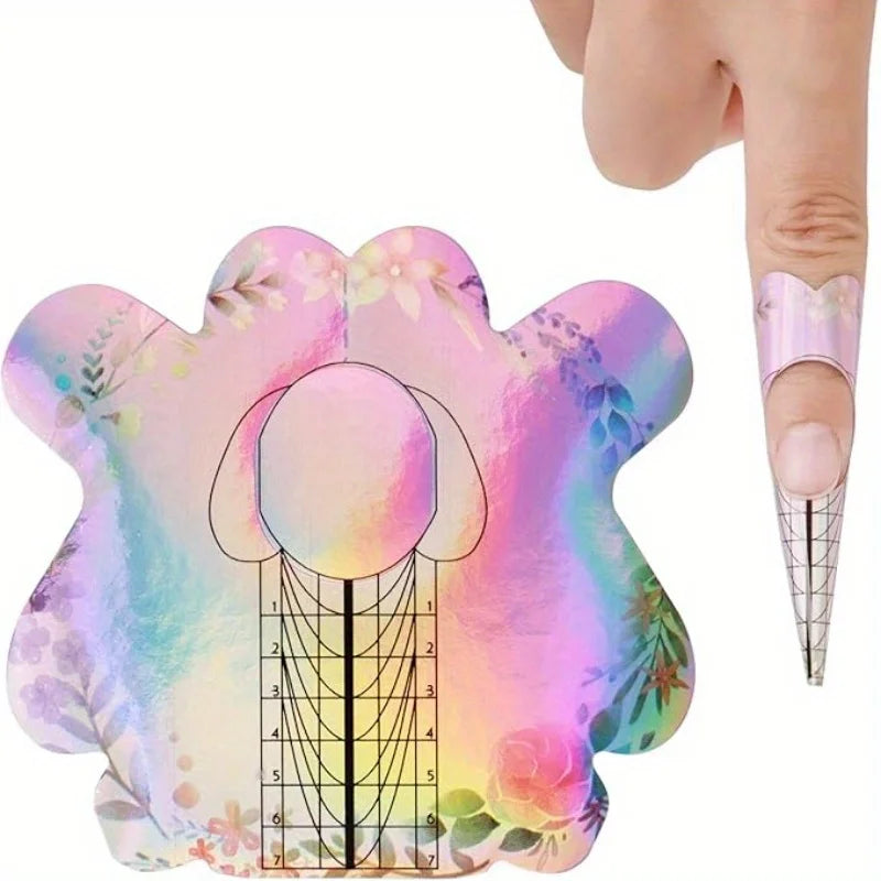 100/300Pcs Nail Extension Form Stickers for Gel & Acrylic Nail Extension Forms Nixie