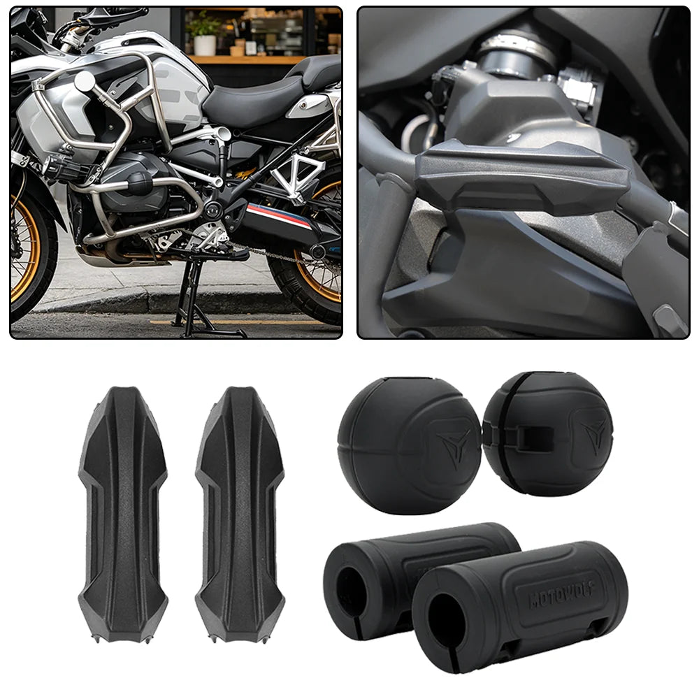25mm Universal Motorcycle Crash Bar Guard Block Engine Protector Crash Bar Guard Nixie