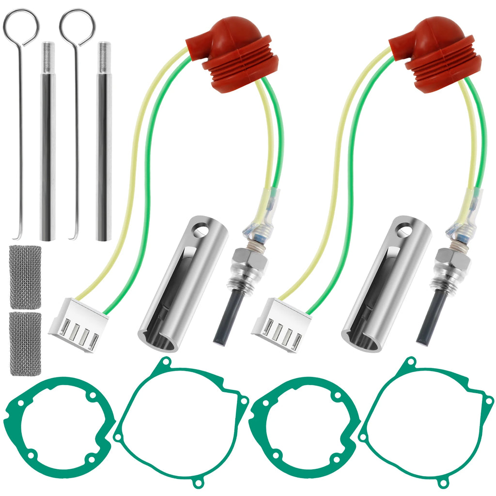 Ceramic Glow Plug Kit for 12V 2KW 5KW 8KW Diesel Heater Glow Plug Repair Kit Nixie 2Set Style 1