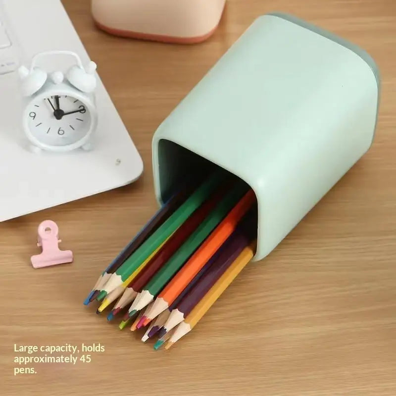 Plastic Desk Pen Organizer – Kawaii Stationery Holder Desk Pen Organizer Nixie