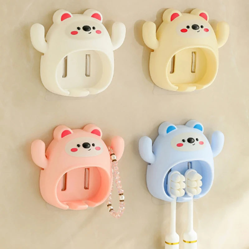 Funny Animal Toothbrush Holder – Kids Wall Suction Cup Toothbrush Holder Nixie