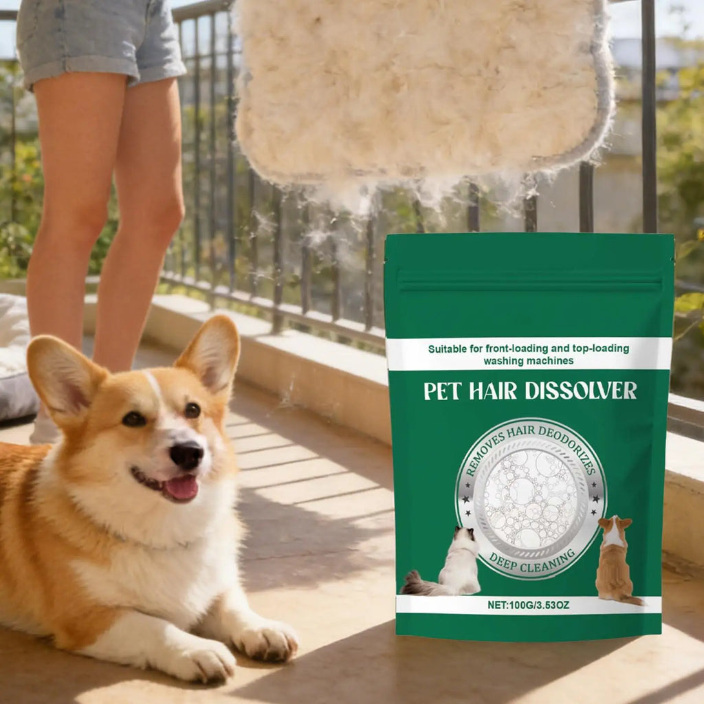 Pet Hair Remover Laundry Powder – Stain & Hair Dissolver Laundry Detergent Additive Nixie