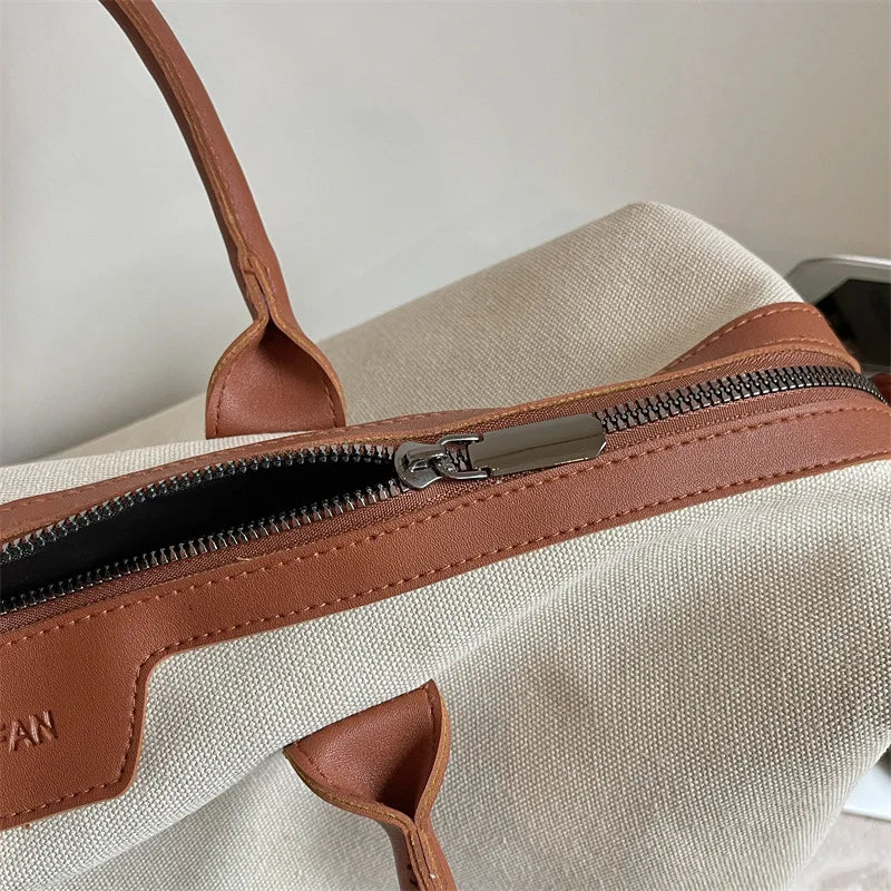 Women's Oxford Cloth Travel & Gym Bag – Large Capacity Travel Gym Bag Nixie